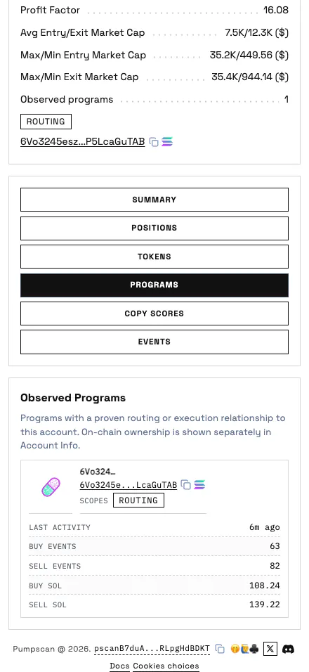Account Programs at the 440 by 956 mobile viewport
